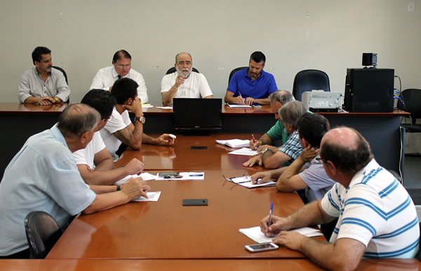 Conselho Técnico do Catarinense Série C realizado em 22 de março. 
